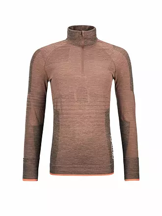 ORTOVOX | Zipshirt fonctionnel femme 230 Competition | dunkelrot